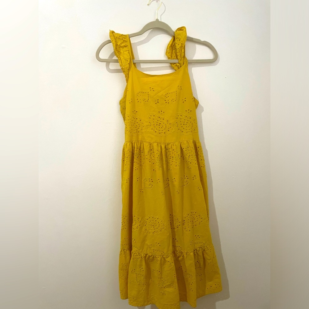 Beautiful mustard color casual dress